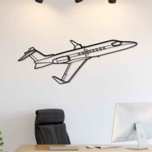DEKORACJA ścienna Obraz Samolot Learjet 40 Angle