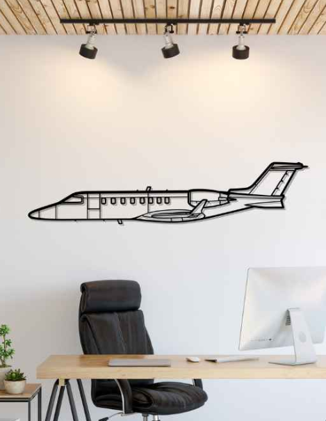 DEKORACJA ścienna Obraz Samolot Learjet 75
