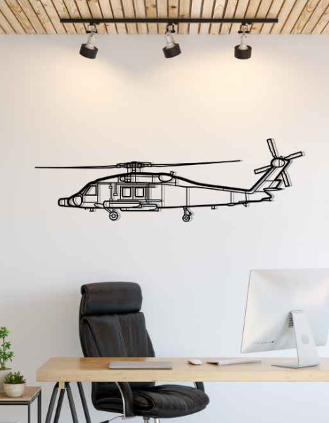 DEKORACJA ścienna Obraz Samolot MH-60 Jayhawk