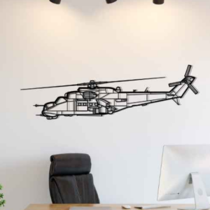 DEKORACJA ścienna Obraz Samolot Mi-24 Hind
