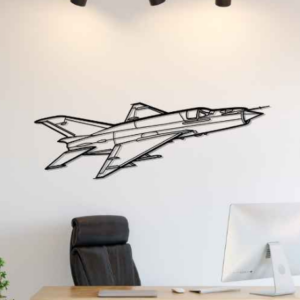 DEKORACJA ścienna Obraz Samolot MiG-21 Lancer Angle