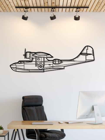 DEKORACJA ścienna Obraz Samolot PBY Catalina