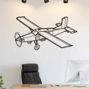 DEKORACJA ścienna Obraz Samolot PC-6 Angle