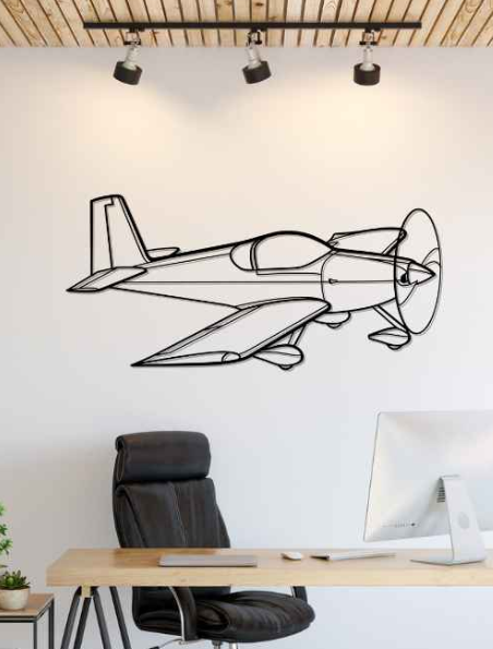 DEKORACJA ścienna Obraz Samolot RV-7A Angle
