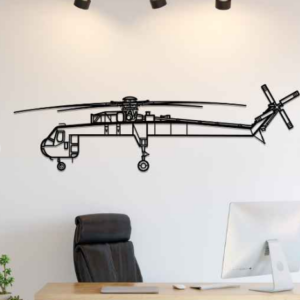 DEKORACJA ścienna Obraz Samolot S-64 Skycrane