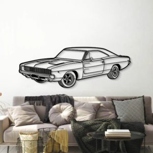 DEKORACJA ścienna Obraz Samochód DODGE 1968 CHARGER R-T