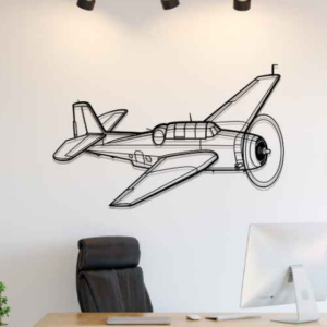 DEKORACJA ścienna Obraz Samolot TBM Avenger Angle