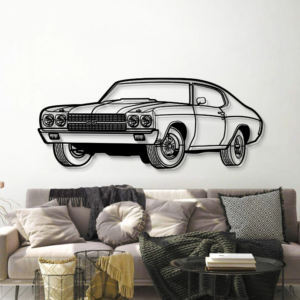 DEKORACJA ścienna Obraz Samochód CHEVROLET 1970 CHEVELLE SS