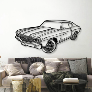 DEKORACJA ścienna Obraz Samochód CHEVROLET CHEVELLE SS 1970