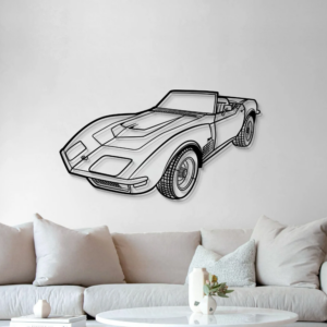 DEKORACJA ścienna Obraz Samochód CHEVROLET CORVETTE LT1 1970