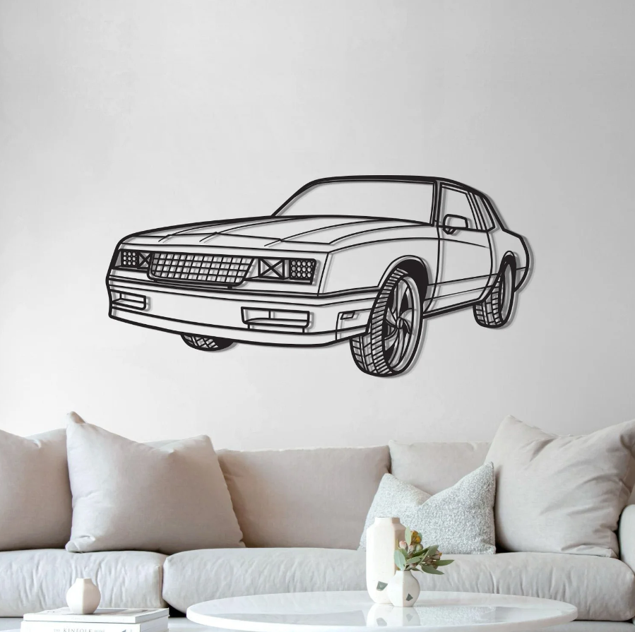 DEKORACJA ścienna Obraz Samochód CHEVROLET MONTE CARLO SS 1986