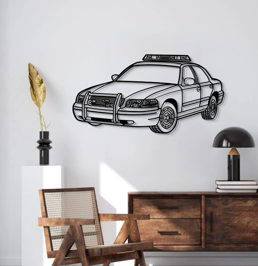DEKORACJA ścienna Obraz Samochód FORD CROWN VICTORIA COPCAR 2003