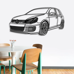 DEKORACJA ścienna Obraz Samochód VOLKSWAGEN GOLF VI GTI 2011