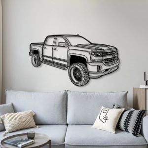 DEKORACJA ścienna Obraz Samochód CHEVROLET SILVERADO 1500 LT 2018