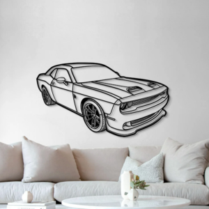 DEKORACJA ścienna Obraz Samochód DODGE CHALLANGER 2023