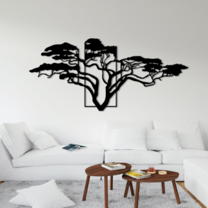 DEKORACJA ścienna Obraz wzór drzewo bonsai