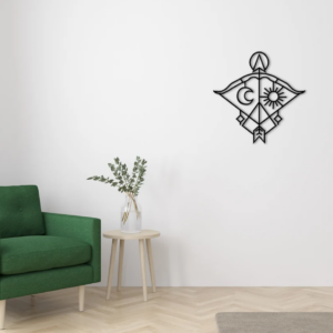 DEKORACJA ścienna Obraz wzór znak zodiaku strzelec