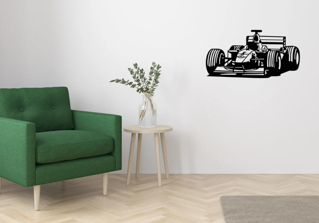 DEKORACJA ścienna Obraz wzór F1 auto