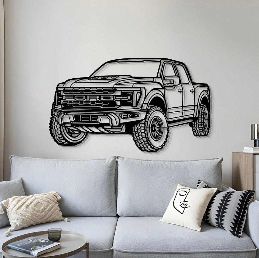 DEKORACJA ścienna Obraz Samochód FORD RAPTOR 2024