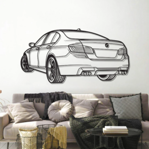 DEKORACJA ścienna Obraz Samochód BMW F10 M5 BACK