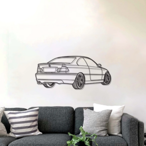 DEKORACJA ścienna Obraz Samochód BMW E46 BACK VIEW