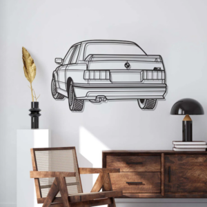 DEKORACJA ścienna Obraz Samochód BMW E30 BACK VIEW