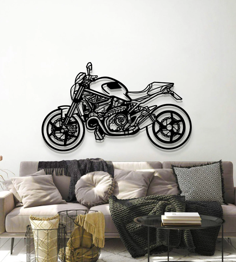 DEKORACJA ścienna Obraz Motocykl DUCATI MONSTER 1200S 2004