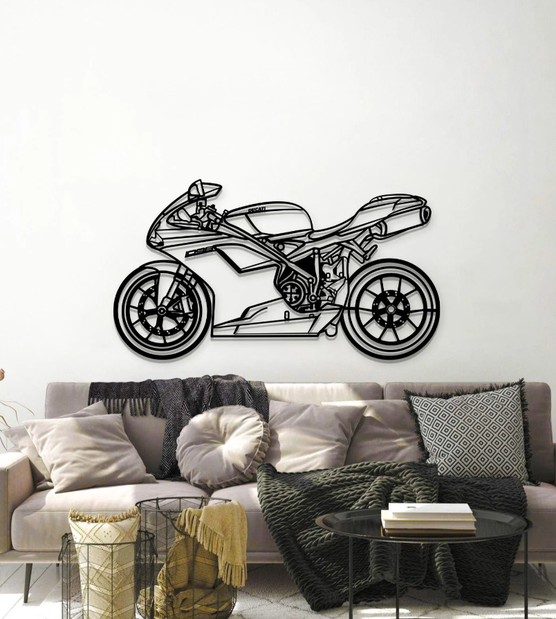 DEKORACJA ścienna Obraz Motocykl DUCATI 1098 2007
