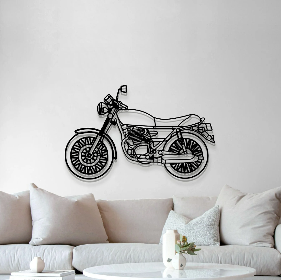 DEKORACJA ścienna Obraz Motocykl SYM WOLF CLASSIC 150