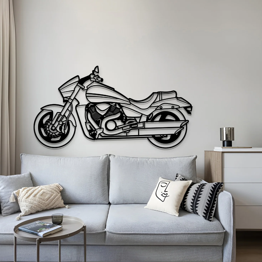 DEKORACJA ścienna Obraz Motocykl SUZUKI M109R BOSS 2019