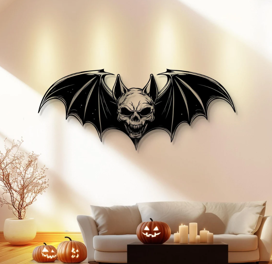 DEKORACJA ścienna Obraz wzór BATMAN HALLOWEEN