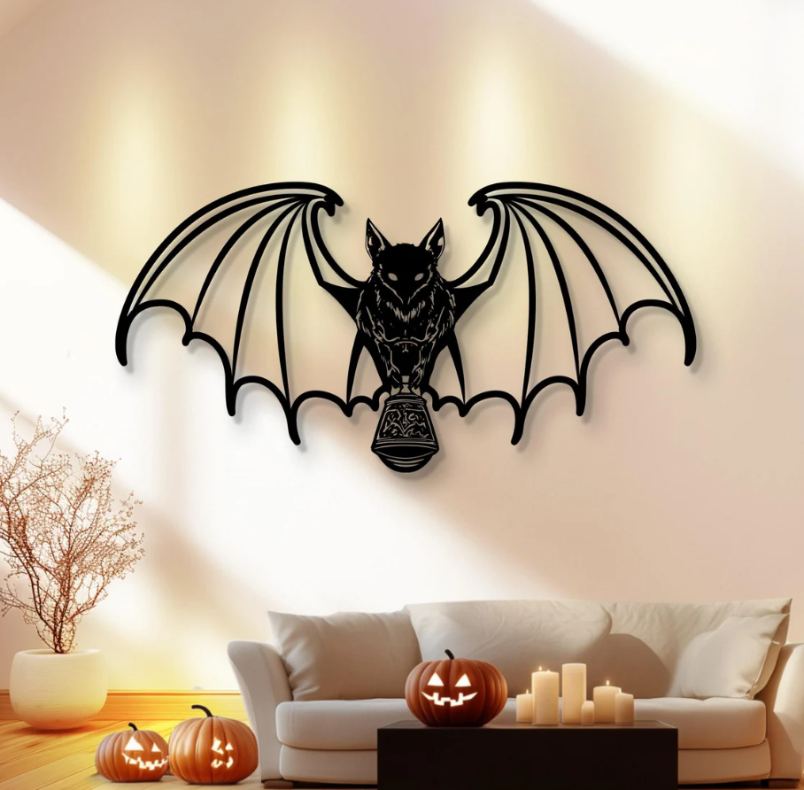 DEKORACJA ścienna Obraz wzór BATMAN HALLOWEEN
