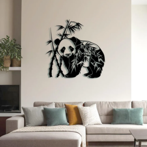 DEKORACJA ścienna Obraz wzór PANDA