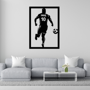 DEKORACJA ścienna Obraz wzór PIŁKARZ