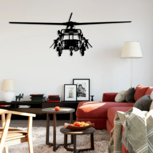 DEKORACJA ścienna Obraz wzór HELIKOPTER