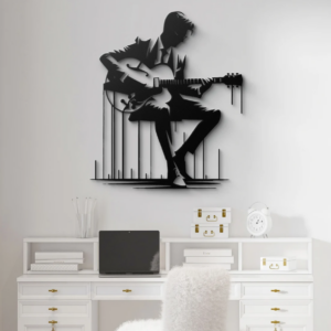 DEKORACJA ścienna Obraz wzór GITARZYSTA