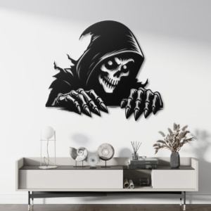 DEKORACJA ścienna Obraz wzór SZKIELET HALLOWEEN