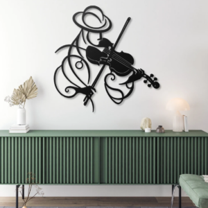 DEKORACJA ścienna Obraz wzór SKRZYPEK