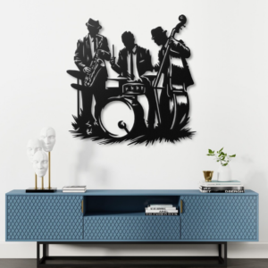 DEKORACJA ścienna Obraz wzór ZESPÓŁ JAZZOWY