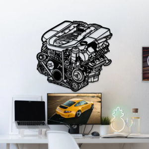 DEKORACJA ścienna Obraz wzór SILNIK MERCEDES AMG