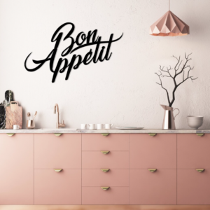 DEKORACJA ścienna Obraz wzór BON APPETIT