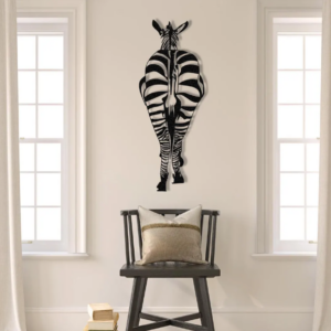 DEKORACJA ścienna Obraz wzór ZEBRA