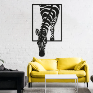 DEKORACJA ścienna Obraz wzór ZEBRA