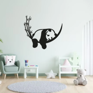 DEKORACJA ścienna Obraz wzór PANDA