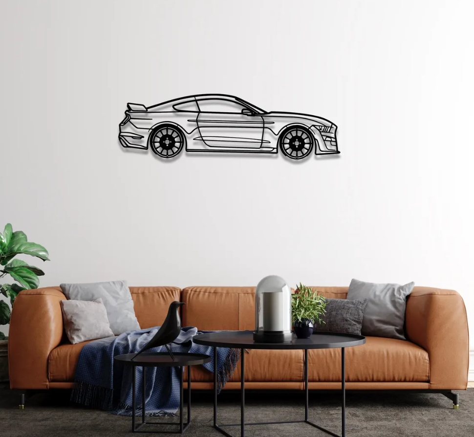 DEKORACJA ścienna Obraz Samochód MUSTANG SHELBY GT500
