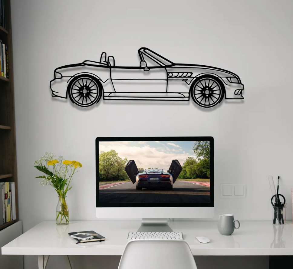 DEKORACJA ścienna Obraz Samochód BMW Z3
