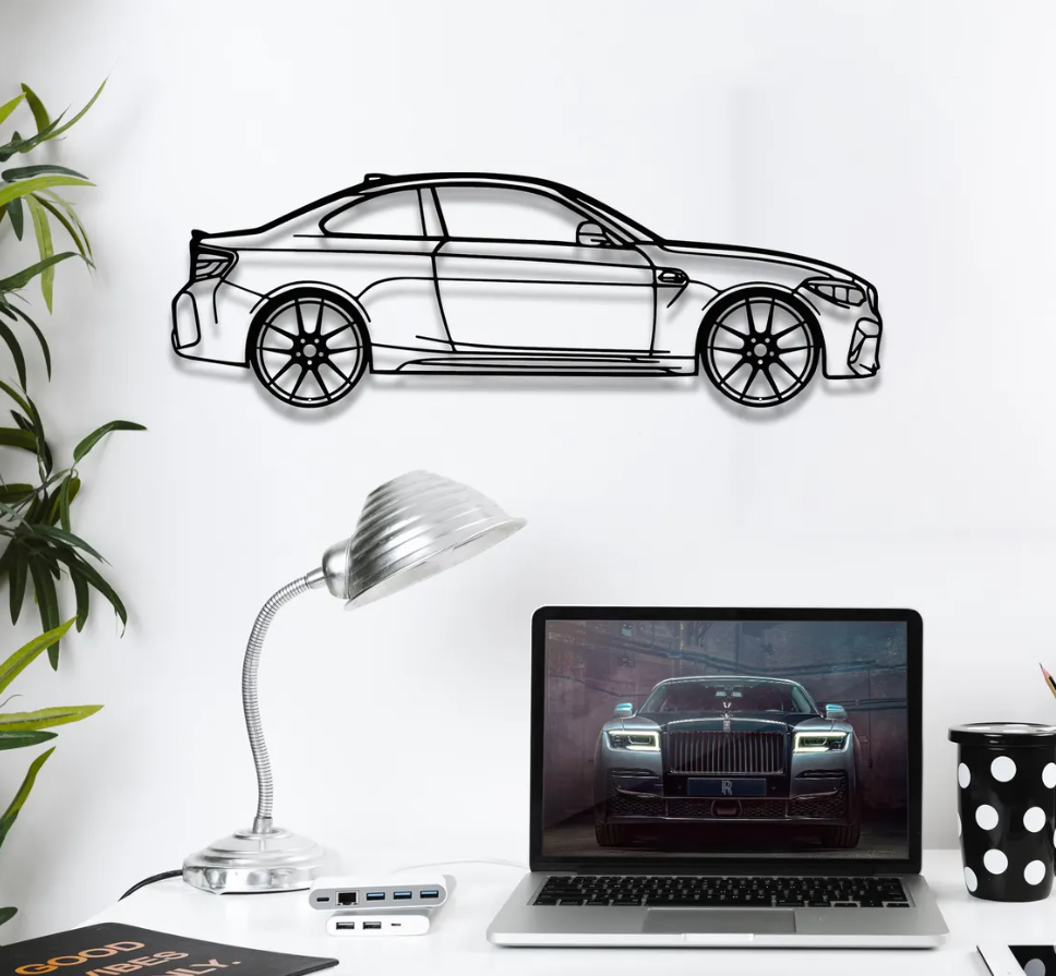 DEKORACJA ścienna Obraz Samochód BMW M2 F87