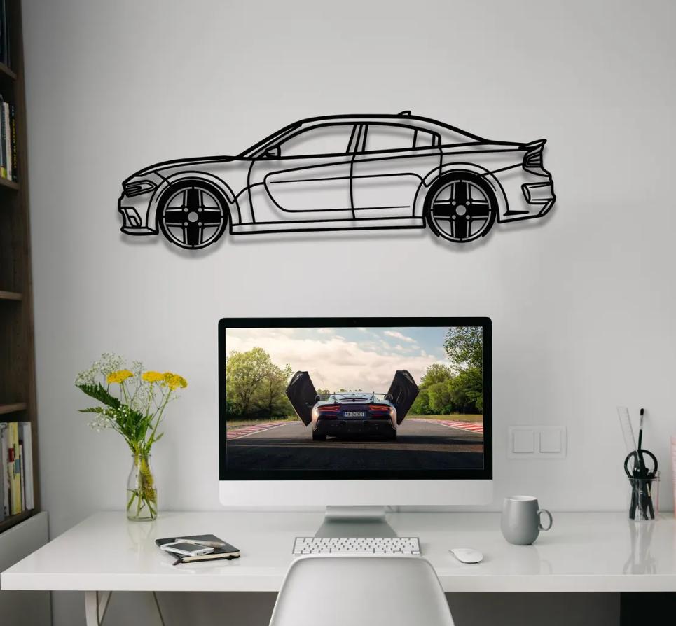 DEKORACJA ścienna Obraz Samochód DODGE CHARGER SRT