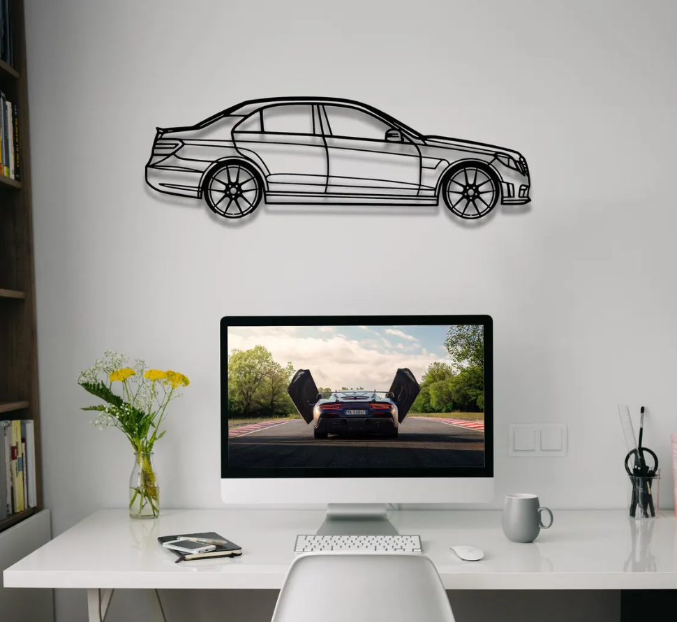 DEKORACJA ścienna Obraz Samochód MERCEDES E63 AMG