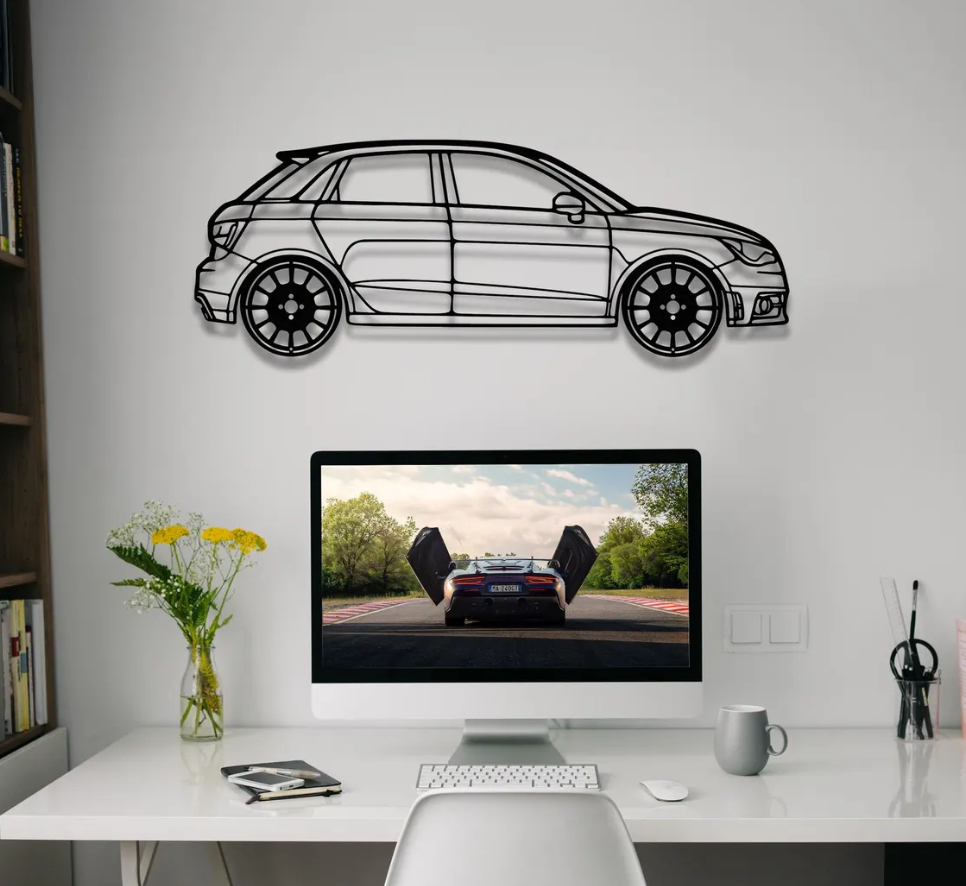 DEKORACJA ścienna Obraz Samochód AUDI A1